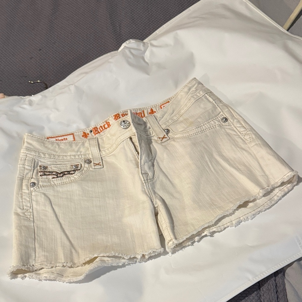 Rock Revival Women's White Jean Shorts